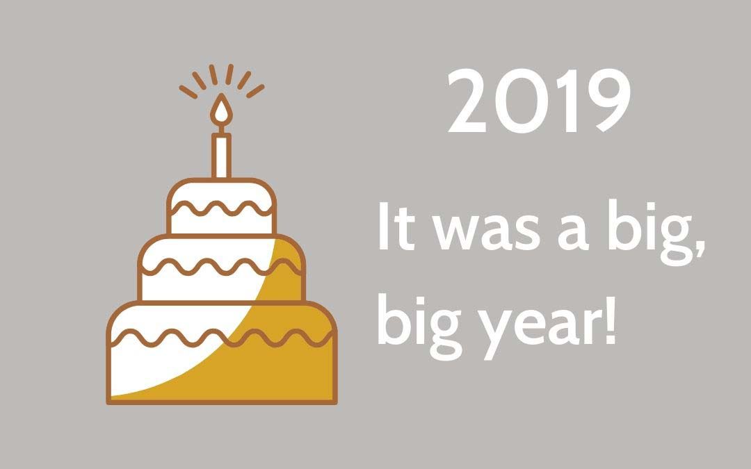 It’s been a big, big year!