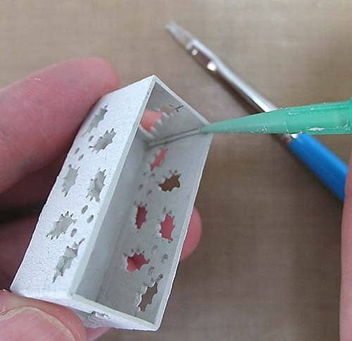 metal clay repairs with a syringe
