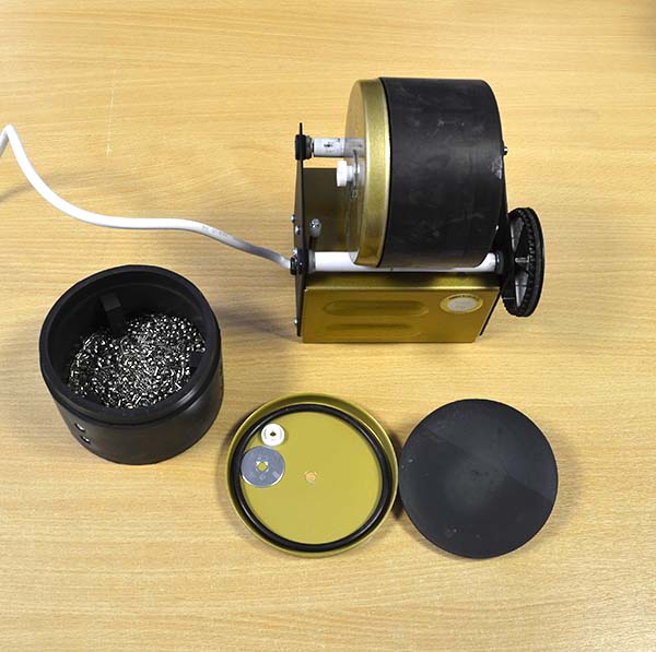 Mini Vibratory Tumbler Wet Dry Polisher Hot AL 220v