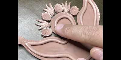 How to attach metal clay pieces by Lorena Angulo