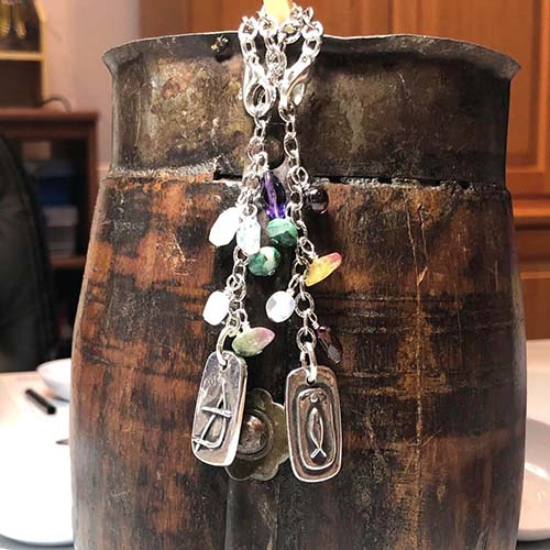 Metal Clay and Beads, 10, Loretta Hackman, Photo: Artist's own