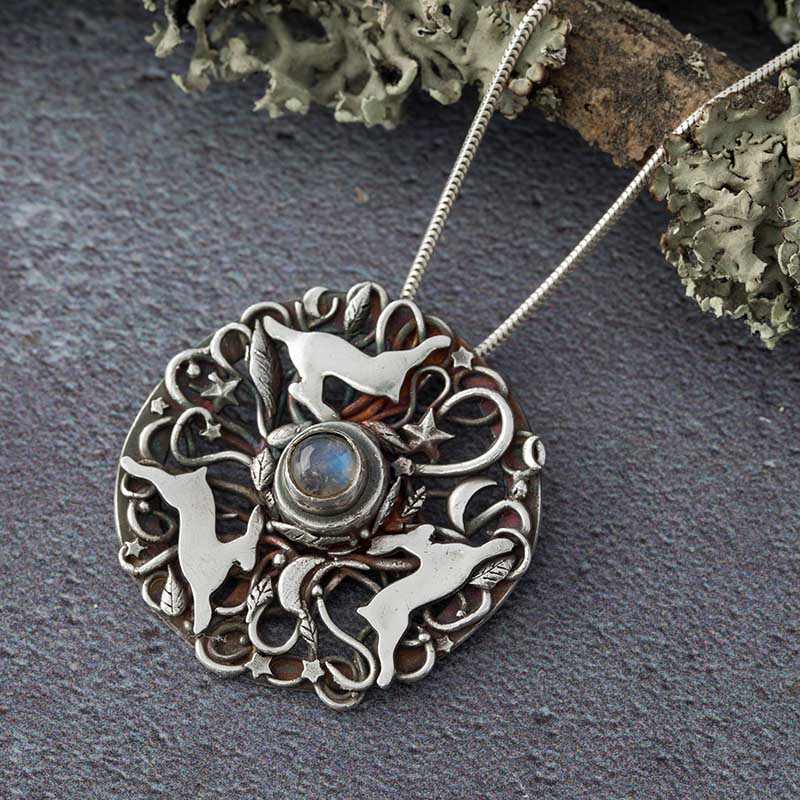 Julia Rai spiral pendant